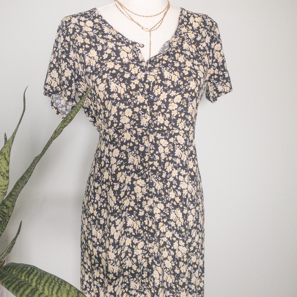 Floral Hi-Low Maxi Dress - Picture 1 of 5